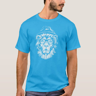 Hipster Lejon Blue T-shirt