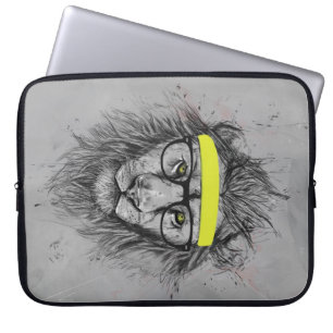 Hipster lejon laptop fodral