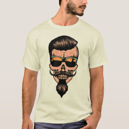 hipster_mexicaine_tete_de_mort_crane_barbiche_fant t shirt