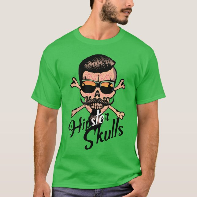 hipster_mexicaine_tete_de_mort_crane_os_logo_fanta t shirt (Framsida)