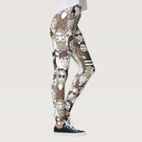 Hipster Mönster leggings