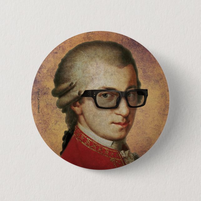 Hipster Mozart Knapp (Framsida)
