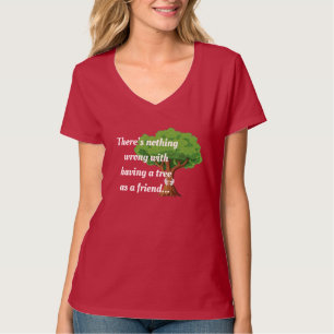 Hipster-natur Friend Tree hugger Shirt Design T
