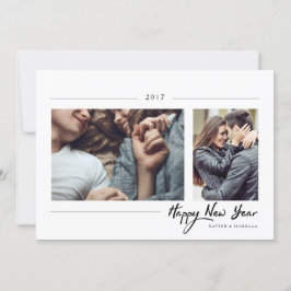 Hipster - nyårsfoto julkort