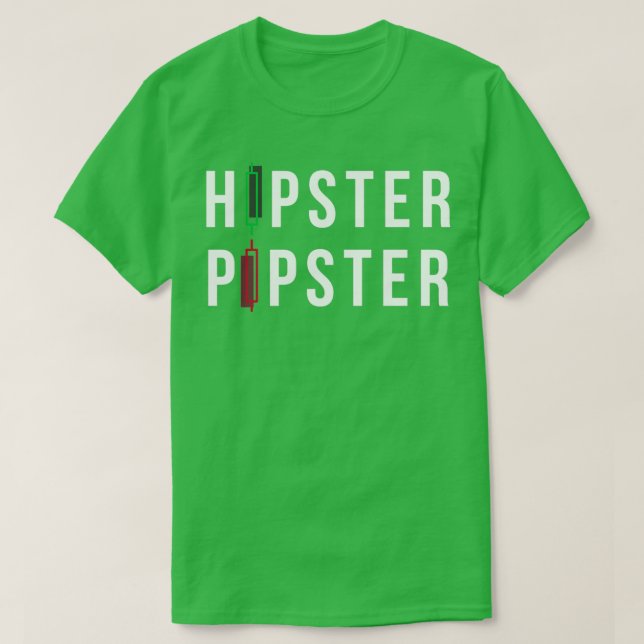 HIPSTER PIPSTER T SHIRT (Design framsida)