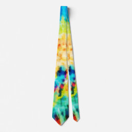 *~* Hipster Rainbow Psychodelic Retro Tie Dye Tie  Slips