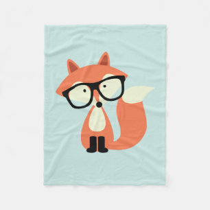 Hipster Red Fox Fleecefilt