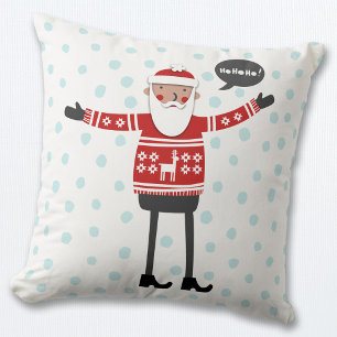 Hipster Santa Kudde