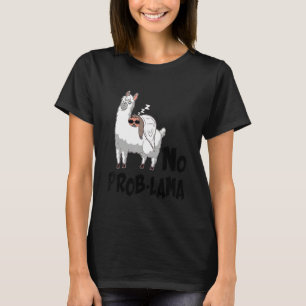 Hipster sengångare som sover på lama med solglasög t shirt