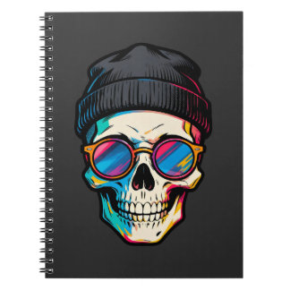 Hipster Skully Anteckningsbok