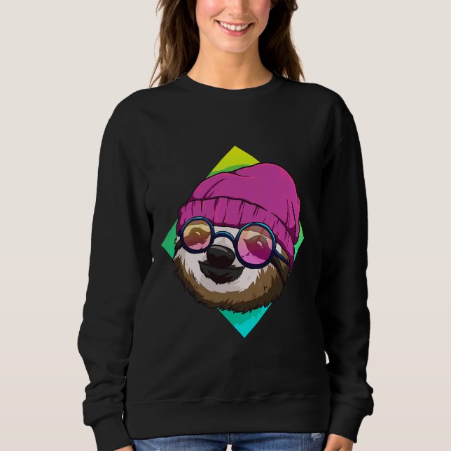 Hipster Sloth Cute Sloths Ideas T Shirt (Framsida)