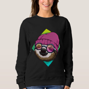 Hipster Sloth Cute Sloths Idéer Manar Kvinnor T Shirt