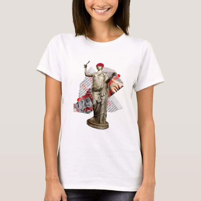 Hipster Statue Women's Basic T-Shirt (Framsida)