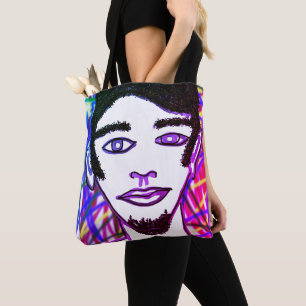 Hipster Steve Funky Coola Bright Graffiti Tygkasse