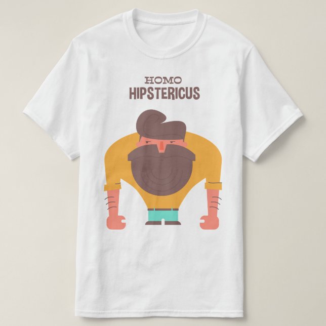 Hipster Tee Shirt (Design framsida)