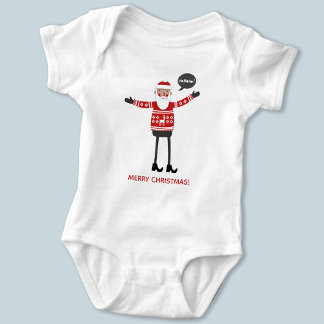 Hipster Tomte Anpassad Text T Shirt
