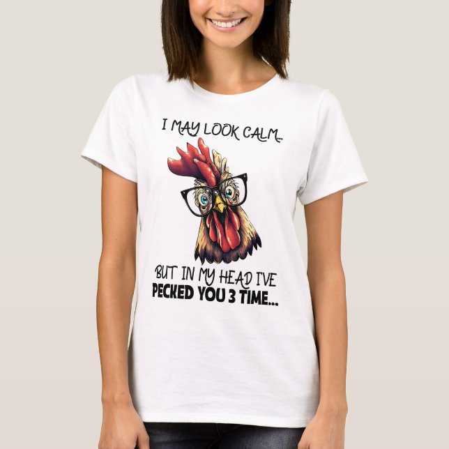 Hipster Tupp Funny Say T Shirt (Framsida)