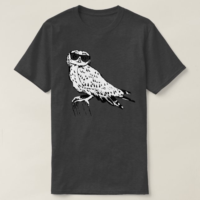 Hipster Uggla Tee Shirt (Design framsida)