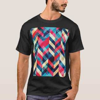 Hipster zigzag: grymt, sömlöst mönster. t shirt