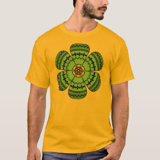 Hipsterblommamanar T-tröja T-shirt