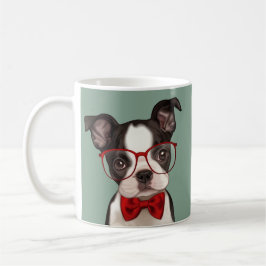 HipsterBoston Terrier Kaffemugg