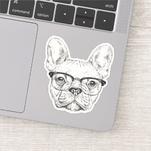 Hipsterbulldogg Klistermärken