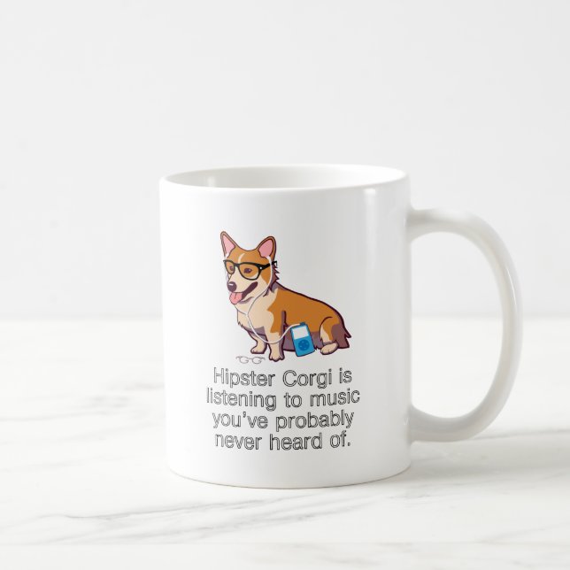 HipsterCorgi Kaffemugg (Höger)