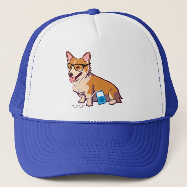 HipsterCorgihatt (utan text) Keps (Framsida)