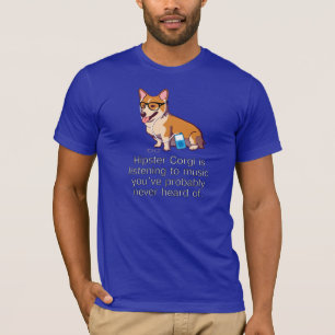 HipsterCorgiT-tröja T-shirt