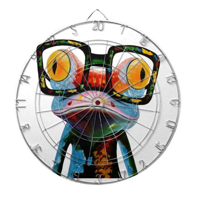 Hipsterexponeringsglasgroda Darttavla (Framsidan)