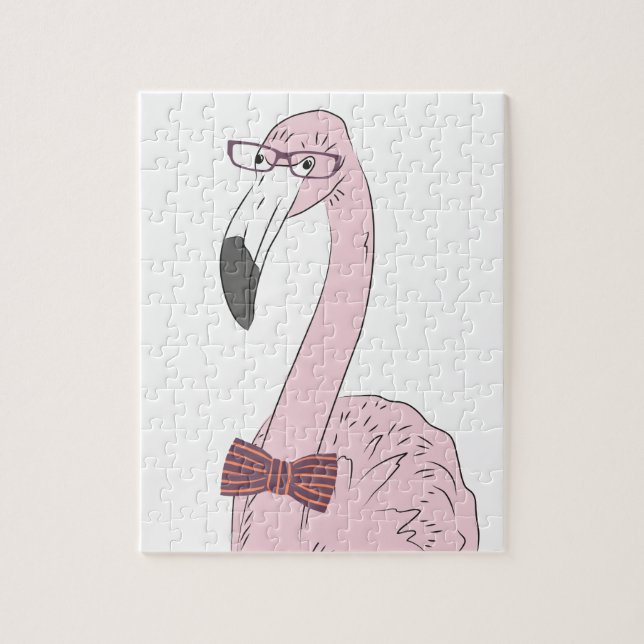 HipsterFlamingo Pussel (Vertikal)