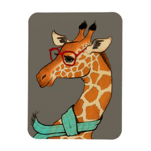 Hipstergiraff Magnet