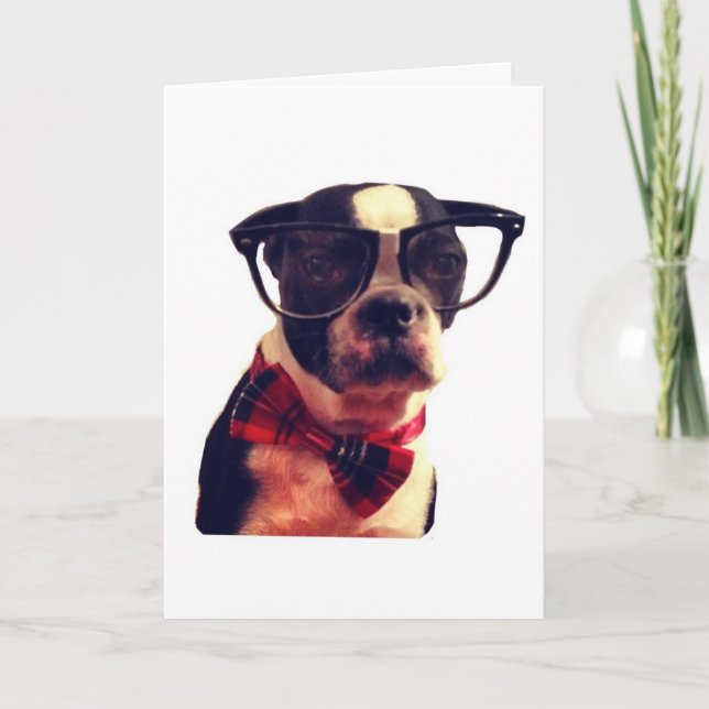 Hipsterjulkort Helgkort (Framsida)