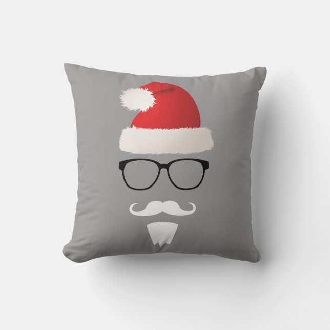 Hipsterjultomten Kudde (Framsida)