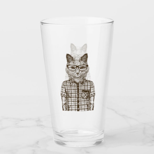 Hipsterkatt Glaskopp (Framsida)