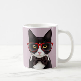 Hipsterkatt Kaffemugg