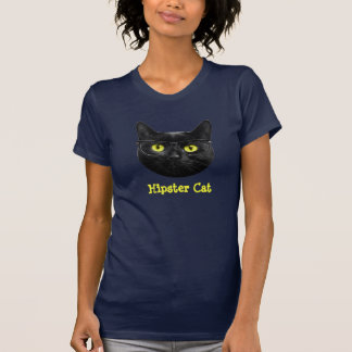 Hipsterkattt-skjorta T-shirt