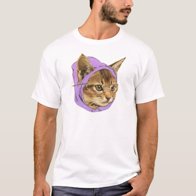 Hipsterkattunge Tee (Framsida)
