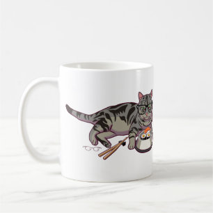 Hipsterkattungemugg (utan text) kaffemugg