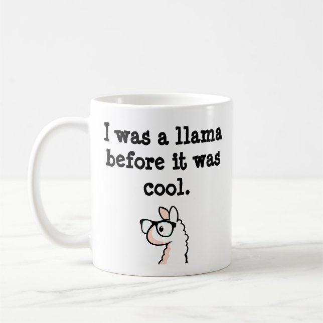 HipsterLlama Kaffemugg (Vänster)