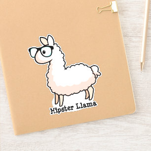 HipsterLlama Klistermärken