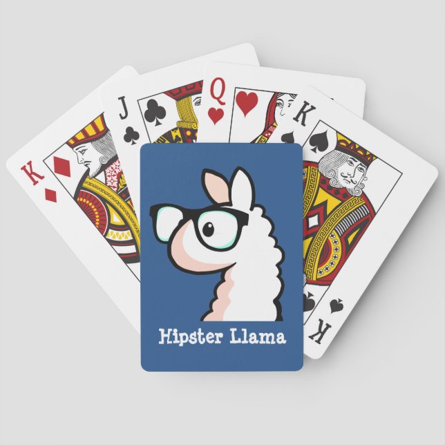 HipsterLlama Kortlek (Baksidan)