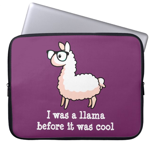 HipsterLlama Laptop Fodral (Framsidan)