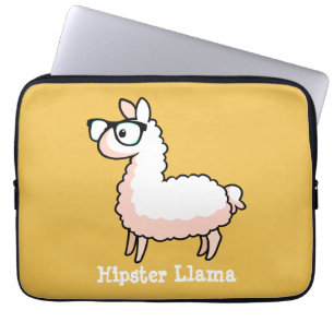 HipsterLlama Laptop Sleeve