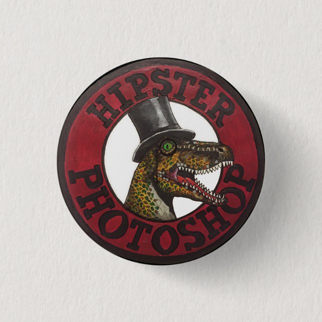 HipsterPhotoshop logotyp Knapp (Framsida)