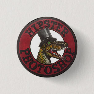 HipsterPhotoshop logotyp Knapp
