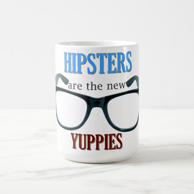 HIPSTERS är de nya YUPPIESNA Kaffemugg (Center)