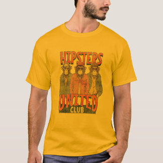 Hipsters United Club. Stila apor. T Shirt