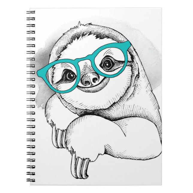 HipsterSloth Anteckningsbok (Framsidan)