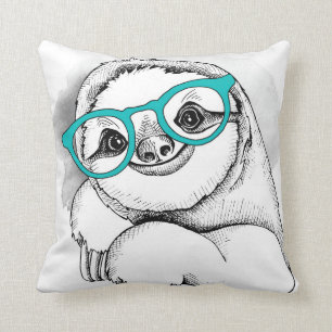HipsterSloth Kudde